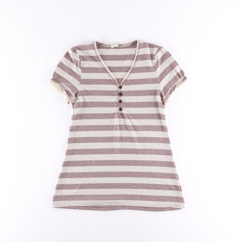Short Sleeve Stripe T-shirt 